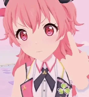 🤍 emoji momoi airi~ Telegram sticker 6 of 39