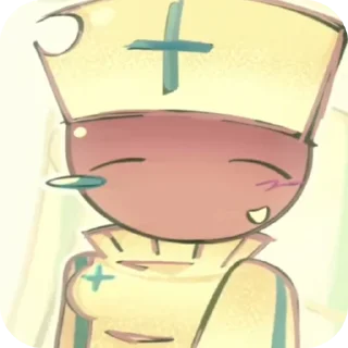😁 emoji ･:*:･°Caretaker!!°･:*:･ Telegram sticker 7 of 94