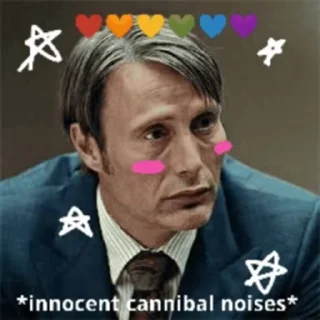 🌟 emoji *cannibal noises* @g0dd3ssfuck3r Telegram sticker 11 of 14