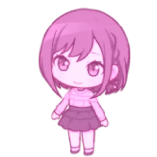 🌟 emoji Шинономе Эна коллоринг Telegram sticker 15 of 73