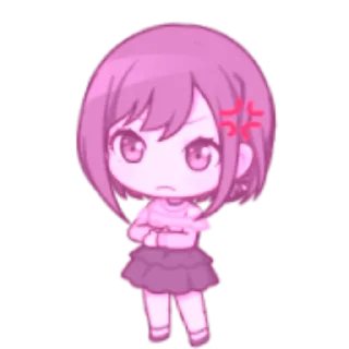 🌟 emoji Шинономе Эна коллоринг Telegram sticker 16 of 73