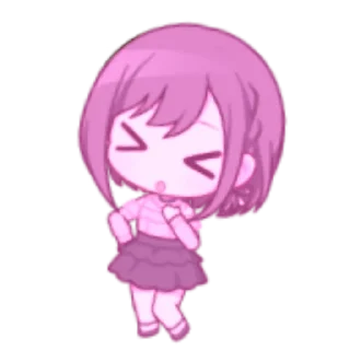 🌟 emoji Шинономе Эна коллоринг Telegram sticker 17 of 73