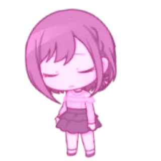 🌟 emoji Шинономе Эна коллоринг Telegram sticker 18 of 73
