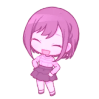 🌟 emoji Шинономе Эна коллоринг Telegram sticker 14 of 73