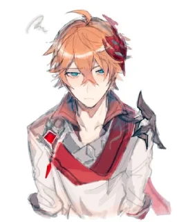 🌟 emoji Тарталья -> @animebotsa Telegram sticker 23 of 25