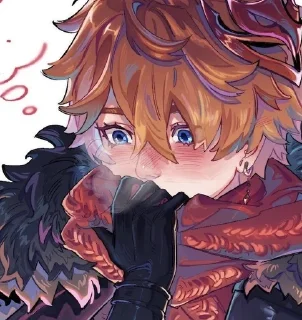 🌟 emoji Тарталья -> @animebotsa Telegram sticker 5 of 25