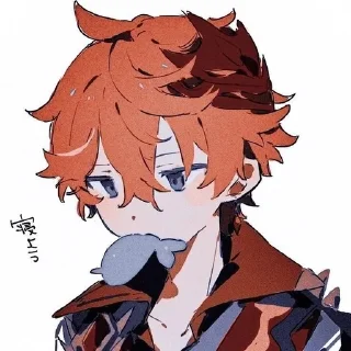 🌟 emoji Тарталья -> @animebotsa Telegram sticker 15 of 25