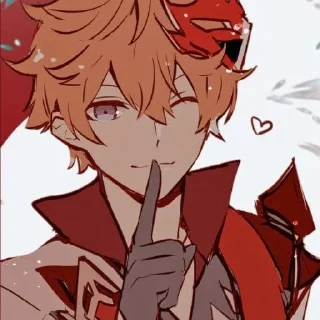 🌟 emoji Тарталья -> @animebotsa Telegram sticker 20 of 25