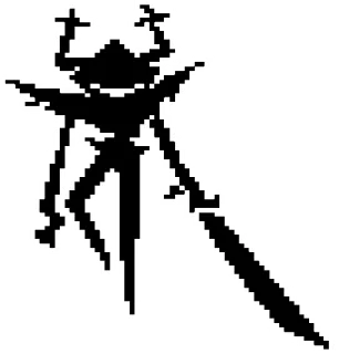🌟 emoji Рокочущий Рыцарь ТГК: @sticker_deltarune Telegram sticker 11 of 31