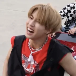 😆 emoji HAN JISUNG STRAY KIDS Telegram sticker 21 of 62