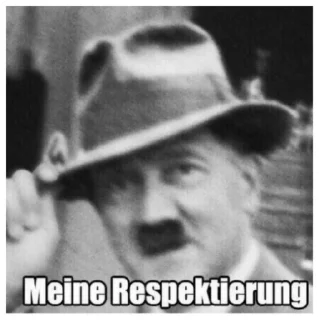 Sticker from Hitler