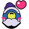🤩 emoji heart // designer @smile_face_official @TgEmodziBot Telegram sticker 7 of 80