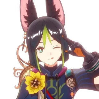 Sticker from Тигнари | канал: genstik