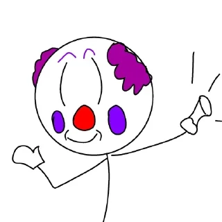 🤡 emoji Justblood Telegram sticker 11 of 26