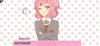 Sticker from Animation ddlc [ @mailieeeee ]