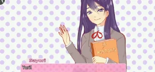 Sticker from Animation ddlc [ @mailieeeee ]