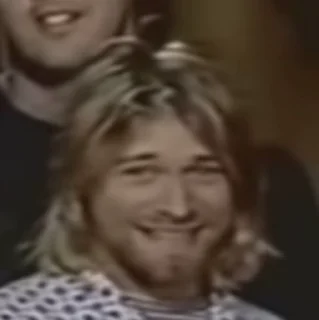 😬 emoji Nirvana Kurt Telegram sticker 18 of 33
