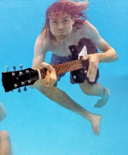 ☺️ emoji Nirvana Kurt Telegram sticker 5 of 33