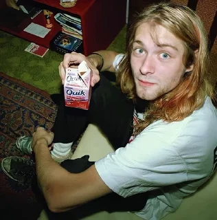 🧃 emoji Nirvana Kurt Telegram sticker 8 of 33