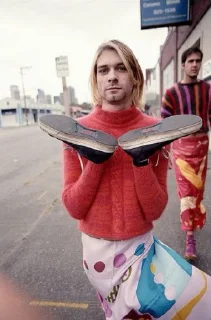 👞 emoji Nirvana Kurt Telegram sticker 4 of 33