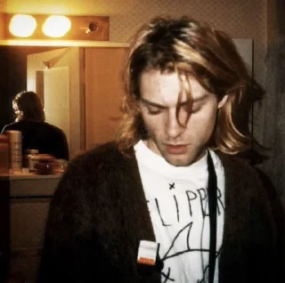🆒 emoji Nirvana Kurt Telegram sticker 7 of 33