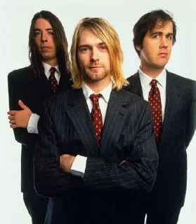 🆒 emoji Nirvana Kurt Telegram sticker 2 of 33
