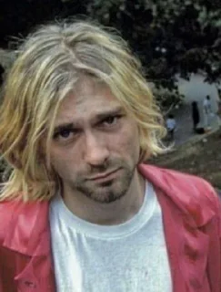 🤷‍♂️ emoji Nirvana Kurt Telegram sticker 14 of 33