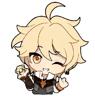 Sticker from Коллаб пак 原神 | @yg413
