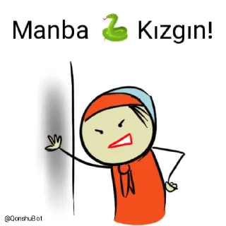😡 emoji Manba 🐍 @Qonshubot Telegram sticker 16 of 31