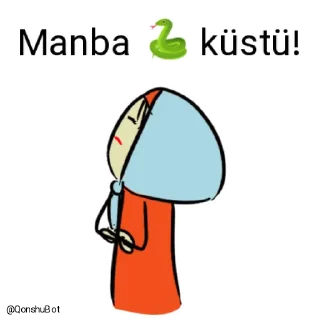 😒 emoji Manba 🐍 @Qonshubot Telegram sticker 13 of 31