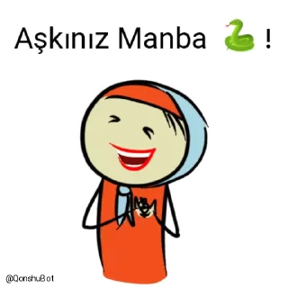 ❤️ emoji Manba 🐍 @Qonshubot Telegram sticker 7 of 31