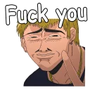 🖕 emoji Учитель Онидзука :: @animesticks Telegram sticker 9 of 27