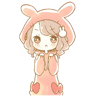Sticker from Зверьки в худи @Nyasticks