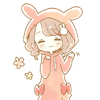 Sticker from Зверьки в худи @Nyasticks