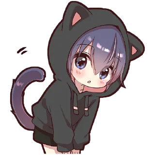 😯 emoji Котик в худи @Nyasticks Telegram sticker 19 of 33