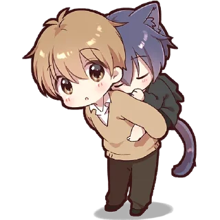 😴 emoji Котик в худи @Nyasticks Telegram sticker 5 of 33