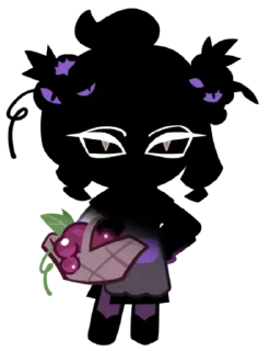🤩 emoji Black Sapphire Cookie @CRKstikers Telegram sticker 20 of 71