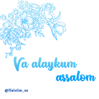 Sticker from @Halolim_uz kanali sizlar uchun