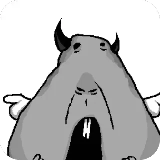 🫥 emoji @FULLSITION <- БОЛЬШЕ Telegram sticker 15 of 47