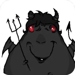 🫥 emoji @FULLSITION <- БОЛЬШЕ Telegram sticker 2 of 47