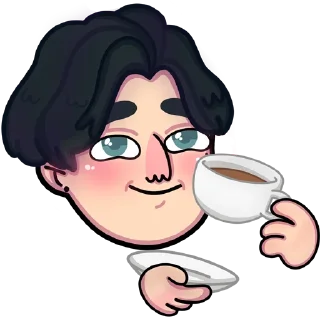 🍵 emoji Робин Telegram sticker 15 of 22