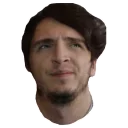 🤔 emoji Какой ты сегодня Юра Каплан? Telegram sticker 10 of 25