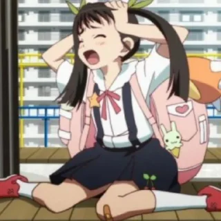 🌟 emoji " 🐌 : Hachikuji ` _ ⁿ@Sarenuik Telegram sticker 14 of 69