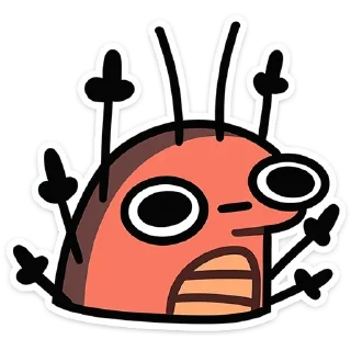 🖕 emoji Таракан @anime4_arts Telegram sticker 8 of 48