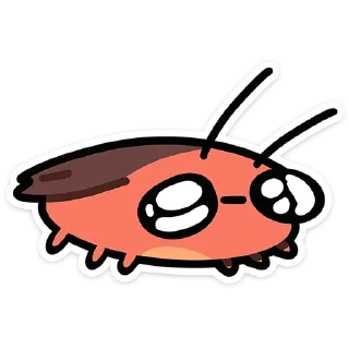 🥺 emoji Таракан • от • @TgSticker Telegram sticker 1 of 49