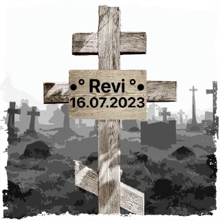 🪦 emoji •° Revi °• @mogilkaBot Telegram sticker 9 of 17