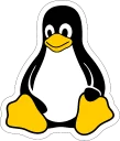 Sticker from Linux