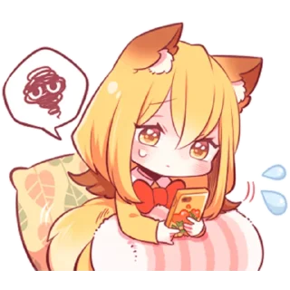 Sticker from Девочка-лисичка @nyasticks