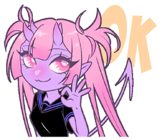 😈 emoji ꒰  ྀི◞ ◟ ꒱  @mewsticks  ܀ ⊹ ˚ Telegram sticker 7 of 16