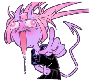 😈 emoji ꒰  ྀི◞ ◟ ꒱  @mewsticks  ܀ ⊹ ˚ Telegram sticker 9 of 16